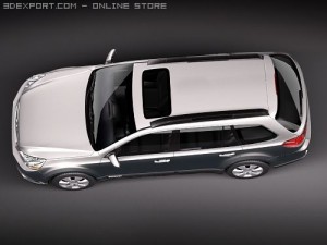 Subaru Outback 2010 3D Model