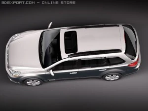 Subaru Outback 2010 3D Model