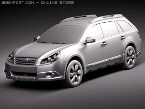 Subaru Outback 2010 3D Model