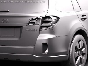 Subaru Outback 2010 3D Model