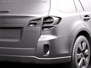 Subaru Outback 2010 3D Model