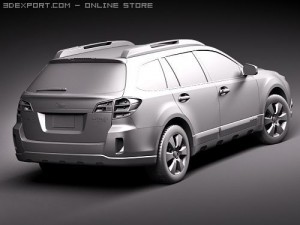 Subaru Outback 2010 3D Model