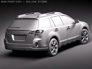 Subaru Outback 2010 3D Model