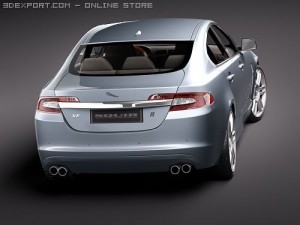 Jaguar XFR 2010 3D 模型