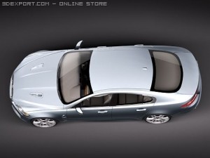 Jaguar XFR 2010 3D 模型