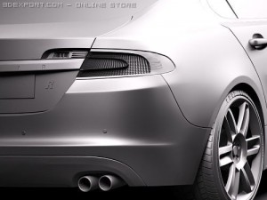 Jaguar XFR 2010 3D 模型