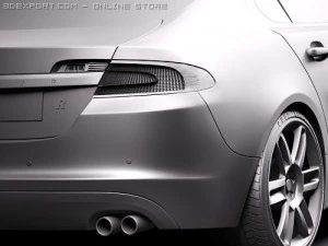 Jaguar XFR 2010 3D Model