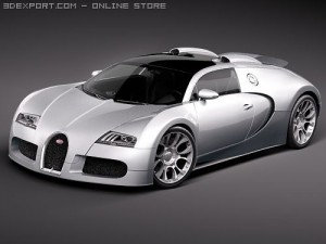 Bugatti Veyron Grandsport 2010 Model 3D