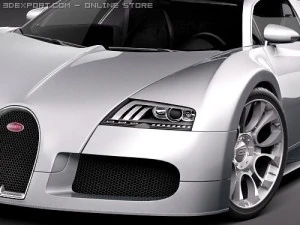 Bugatti Veyron Grandsport 2010 3D Model