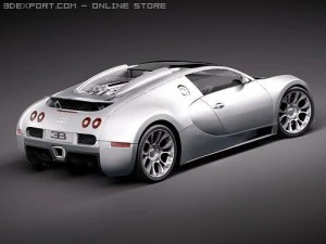 Bugatti Veyron Grandsport 2010 3D Model