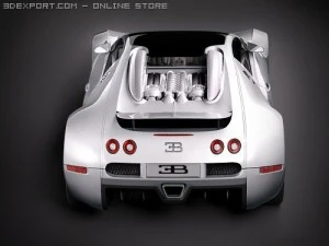 Bugatti Veyron Grandsport 2010 3D Model