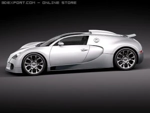 Bugatti Veyron Grandsport 2010 3D Model
