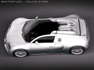 Bugatti Veyron Grandsport 2010 3D Model