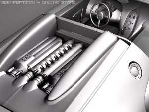 Bugatti Veyron Grandsport 2010 Modèle 3D