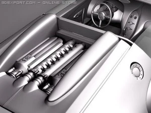 Bugatti Veyron Grandsport 2010 3D Model
