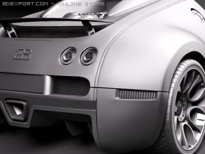 Bugatti Veyron Grandsport 2010 3D Model