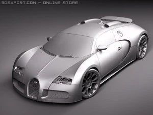 Bugatti Veyron Grandsport 2010 3D Model