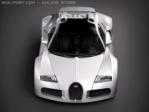 Bugatti Veyron Grandsport 2010 3D Model