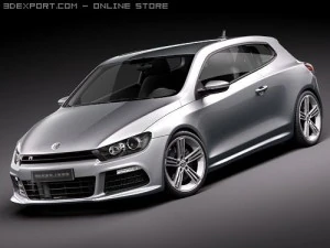 Volkswagen Scirocco R 2010 3D Model