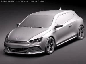 Volkswagen Scirocco R 2010 3D Model