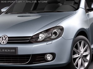 Volkswagen Golf VI Variant 3D Модель