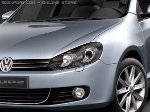 Volkswagen Golf VI Variant 3D Model