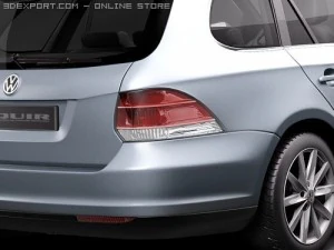 Volkswagen Golf VI Variant 3D Model