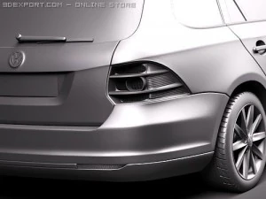 Volkswagen Golf VI Variant 3D Model