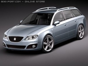 Seat Exeo ST 3D Model