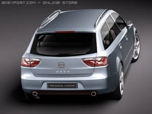 Seat Exeo ST 3D Model