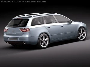 Seat Exeo ST 3D Model