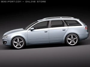 Seat Exeo ST 3D Model