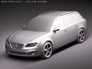 Seat Exeo ST 3D 모델