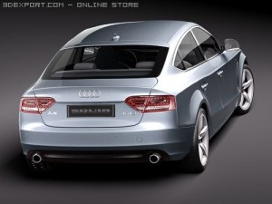 Audi A5 Sportback 2010 3D Model
