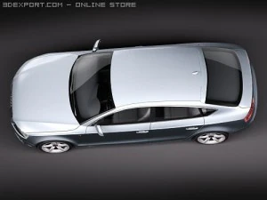 Audi A5 Sportback 2010 3D Model