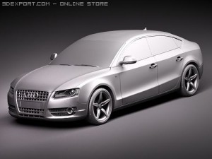Audi A5 Sportback 2010 3D Model