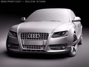 Audi A5 Sportback 2010 3D Model