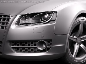 Audi A5 Sportback 2010 3D Model