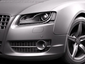Audi A5 Sportback 2010 3D Model