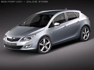 Opel Astra IV 5-door 3D Model