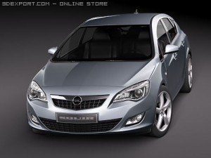 Opel Astra IV 5-door 3D Модель