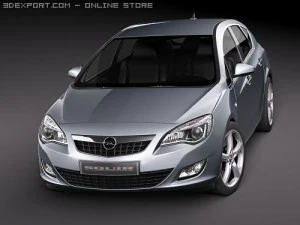 Opel Astra IV 5-door 3D Model
