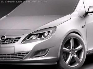 Opel Astra IV 5-door 3D Model