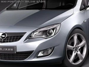 Opel Astra IV 5-door 3D Model