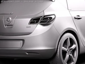Opel Astra IV 5-door 3D Model