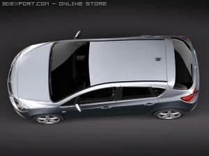 Opel Astra IV 5-door 3D Model