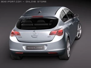 Opel Astra IV 5-door 3D Model