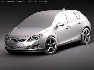 Opel Astra IV 5-door 3D Model