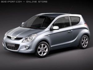 Hyundai i20 Compact Hatchback 3D Модель