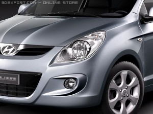 Hyundai i20 Compact Hatchback Modello 3D